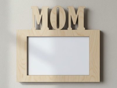 Wooden Mom Photo Frame
