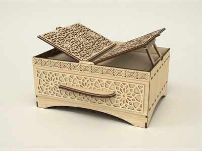 Holy Quran Book Stand and Box