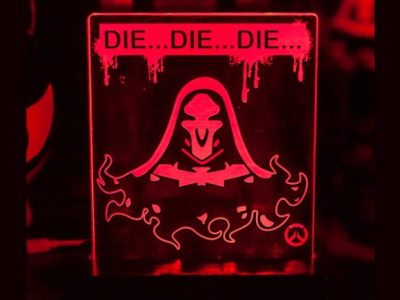 Overwatch Reaper 3D Illusion Lamp