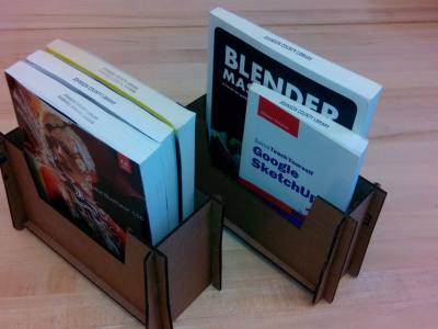 Cardboard Book Holders for Office Storage