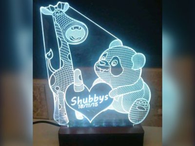 Bear and Giraffe LED Lamp